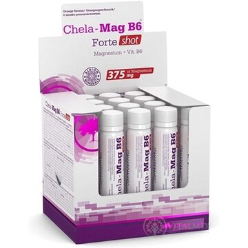 Chela-Mag B6 Forte shot ampuly, pomarančová príchuť 20x25 ml obrázok