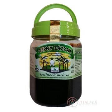ČIERNY ZÁZRAK trstinová melasa BIO inov.2018 (plast) 1x680 g obrázok