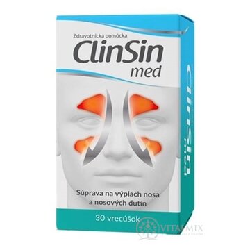 CLIN SIN med na výplach nosa, vrecúška 1x30 ks obrázok