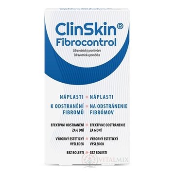 ClinSkin Fibrocontrol náplasti na odstránenie fibrómov 1x3 ks obrázok