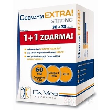 COENZYM EXTRA STRONG 60MG - DA VINCI cps 30+30 zadarmo (60 ks) obrázok
