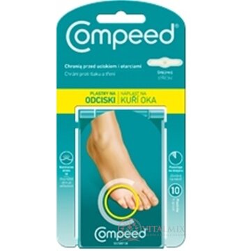 Compeed NÁPLASŤ Na kurie oká hydrokoloidná, stredná 1x10 ks obrázok