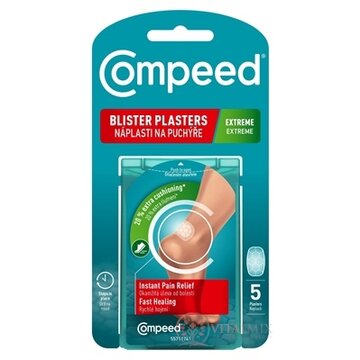 Compeed NÁPLASŤ na pľuzgiere EXTREME hydrokoloidná 1x5 ks obrázok
