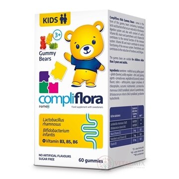 Compliflora KIDS želatínové medvedíky 1x60 ks obrázok
