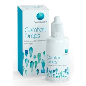 CooperVision Comfort Drops očné kvapky zvlhčujúce kvapky pre používateľov kontaktných šošoviek 1x20 ml obrázok
