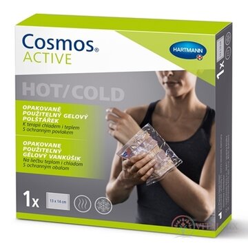 Cosmos ACTIVE Opakovane použiteľný gélový vankúšik hot/cold (13x14 cm) 1x1 ks obrázok