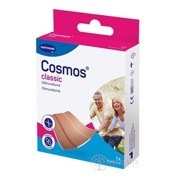 Cosmos Classic oteruvzdorná náplasť na rany, (8 cm x 1 m) (inov.2025) 1x1 ks obrázok