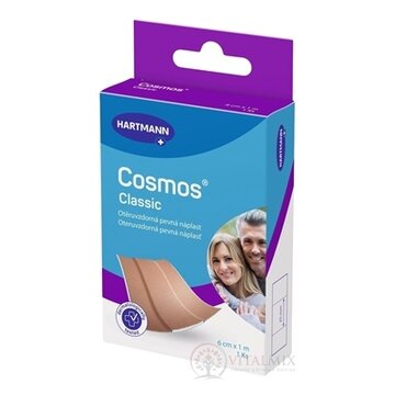 COSMOS Classic Pevná náplasť na rany, oteruvzdorná, (6 cm x 1 m) 1x1 ks obrázok