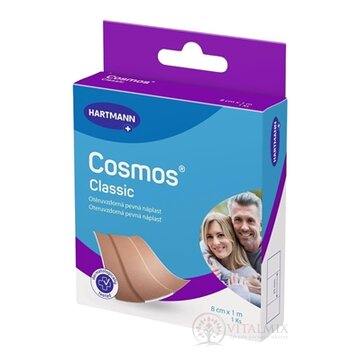 COSMOS Classic Pevná náplasť na rany, oteruvzdorná, (8 cm x 1 m) 1x1 ks obrázok