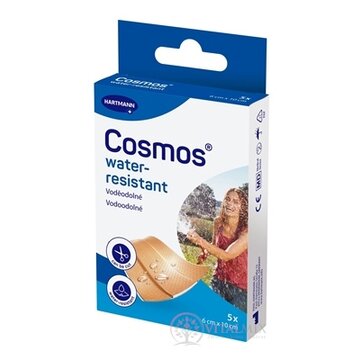 Cosmos Water-resistant vodeodolná náplasť na rany, (6 cm x 10 cm) (inov.2025) 1x5 ks obrázok