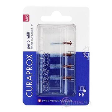 CURAPROX CPS 405 perio refill bordová medzizubné kefky bez držiaka 1x4 ks obrázok