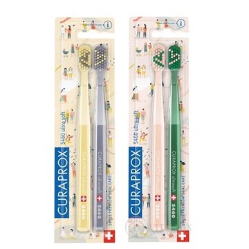 CURAPROX CS 5460 ultrasoft Láskavá Edícia zubná kefka (dvojbalenie), 1x2 ks obrázok