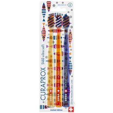 CURAPROX CS 5460 ultrasoft Morská Edícia zubná kefka (2+1) 1x3 ks obrázok