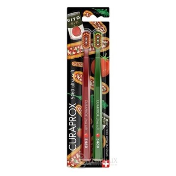 CURAPROX CS 5460 ultrasoft Pizza edícia zubná kefka (dvojbalenie), 1x2 ks obrázok