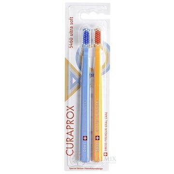 CURAPROX CS 5460 ultrasoft Retro Edícia - modrá zubná kefka (dvojbalenie), 1x2 ks obrázok