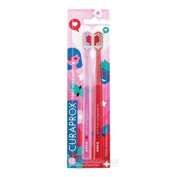 CURAPROX CS 5460 ultrasoft Zaľúbená Edícia zubná kefka (dvojbalenie), 1x2 ks obrázok