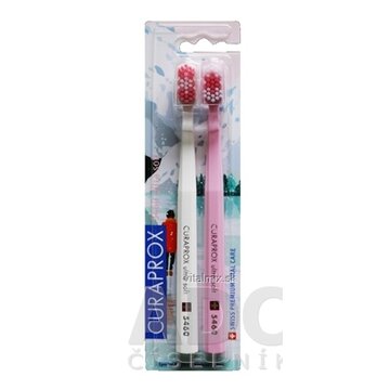 CURAPROX CS 5460 ultrasoft Zimná Edícia - ružová zubná kefka (dvojbalenie), 1x2 ks obrázok