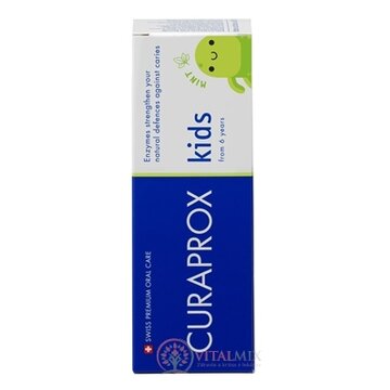 CURAPROX Kids 6+ detská zubná pasta, príchuť MÄTA 1x60 ml obrázok