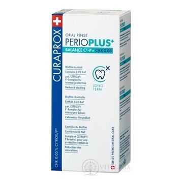 CURAPROX Perio Plus Balance CHX 0,05 % ústna voda 1x200 ml obrázok