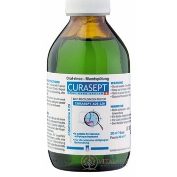 CURASEPT ADS 220 0,2% ústna voda 1x200 ml obrázok