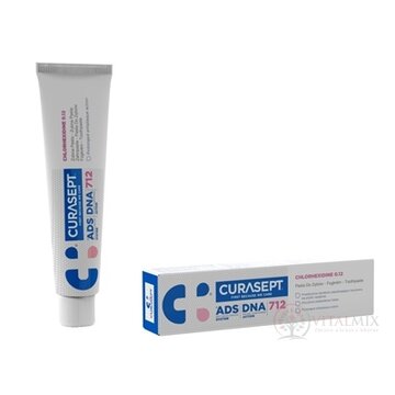 CURASEPT ADS DNA 712 zubná pasta s chlórhexidínom 0,12% 1x75 ml obrázok