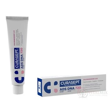 CURASEPT ADS DNA 720 zubná pasta s chlórhexidínom 0,20% 1x75 ml obrázok