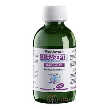 CURASEPT ADS IMPLANT ústna voda 1x200 ml obrázok