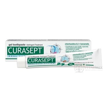 CURASEPT Astringent gélová zubná pasta 1x75 ml obrázok