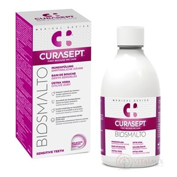 CURASEPT BIOSMALTO SENSITIVE TEETH ústna voda pre citlivé zuby 1x300 ml obrázok