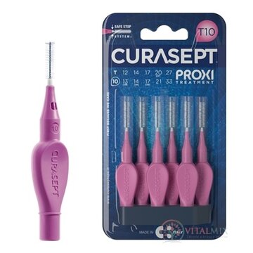 CURASEPT PROXI TREATMENT T10 Fuxia medzizubné kefky 1x6 ks obrázok