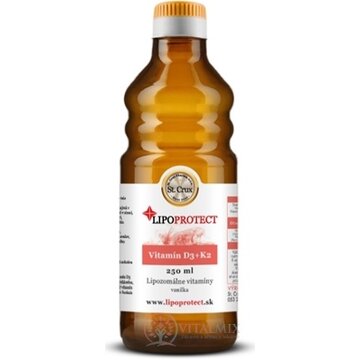 D3+K2 LIPOPROTECT - St. Crux lipozomálne vitamíny v oleji, vanilka, 1x250 ml obrázok