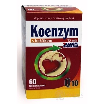 DACOM Koenzým Q10 15 mg s horčíkom cps 1x60 ks obrázok