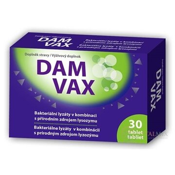 DAMVAX tablety rozpustné v ústach 1x30 ks obrázok