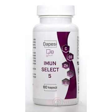 Dapesi IMUN SELECT 5 cps (C+D3+Zn+Se+B12) 1x60 ks obrázok