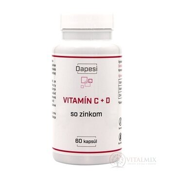 Dapesi VITAMÍN C + D so zinkom cps 1x60 ks obrázok