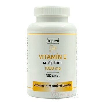 Dapesi VITAMÍN C so šípkami 1000 mg tbl 1x120 ks obrázok