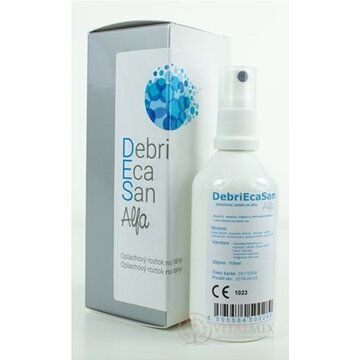 DebriEcaSan Alfa oplachový roztok na rany 1x115 ml obrázok