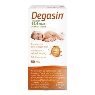 Degasin Simetikón 66,6 mg/ml perorálna emulzia 1x50 ml obrázok