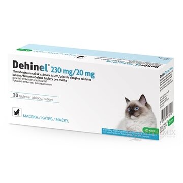 DEHINEL 230 mg/20 mg pre mačky tbl flm 1x30 ks obrázok