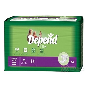 DEPEND Flex SUPER PLUS MEDIUM plienkové nohavičky 1x14 ks obrázok
