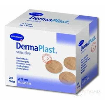 DERMAPLAST SENSITIVE SPOTS náplasti okrúhle (priemer 22 mm) 1x200 ks obrázok