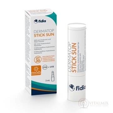 DERMATOP STICK SUN SPF 30 tyčinka na pery 1x3 ml obrázok