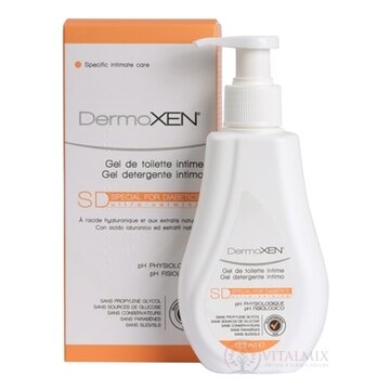DermoXEN SD ultra-calming intímny čistiaci gél pre diabetikov 1x125 ml obrázok