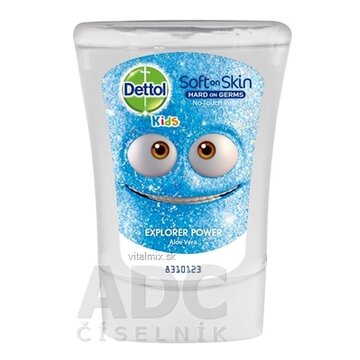 Dettol Kids Dobrodruh (Aloe Vera) náplň do bezdotykového dávkovača mydla 1x250 ml obrázok