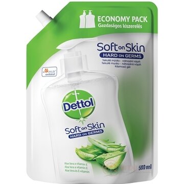 Dettol náhradná náplň do tekutého mydla Aloe Vera a Vitamín E 1x500 ml obrázok