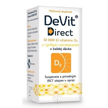 DeVit Direct 10 000 IU sprej 1x6 ml obrázok