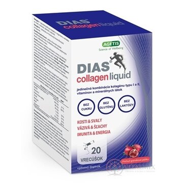 DIAS collagen liquid gél vo vrecúškach 1x20 ks obrázok