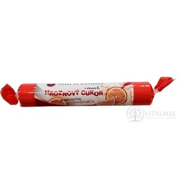 Dobré z SK HROZNOVÝ CUKOR príchuť POMARANČ pastilky, s vit. C, 1x39 g obrázok