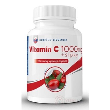 Dobré z SK Vitamín C 1000 mg + šípky tbl 1x100 ks obrázok