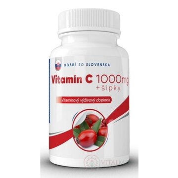 Dobré z SK Vitamín C 1000 mg + šípky tbl 1x30 ks obrázok